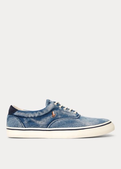 Men's Polo Ralph Lauren Thorton Denim Sneakers | 654791HYS